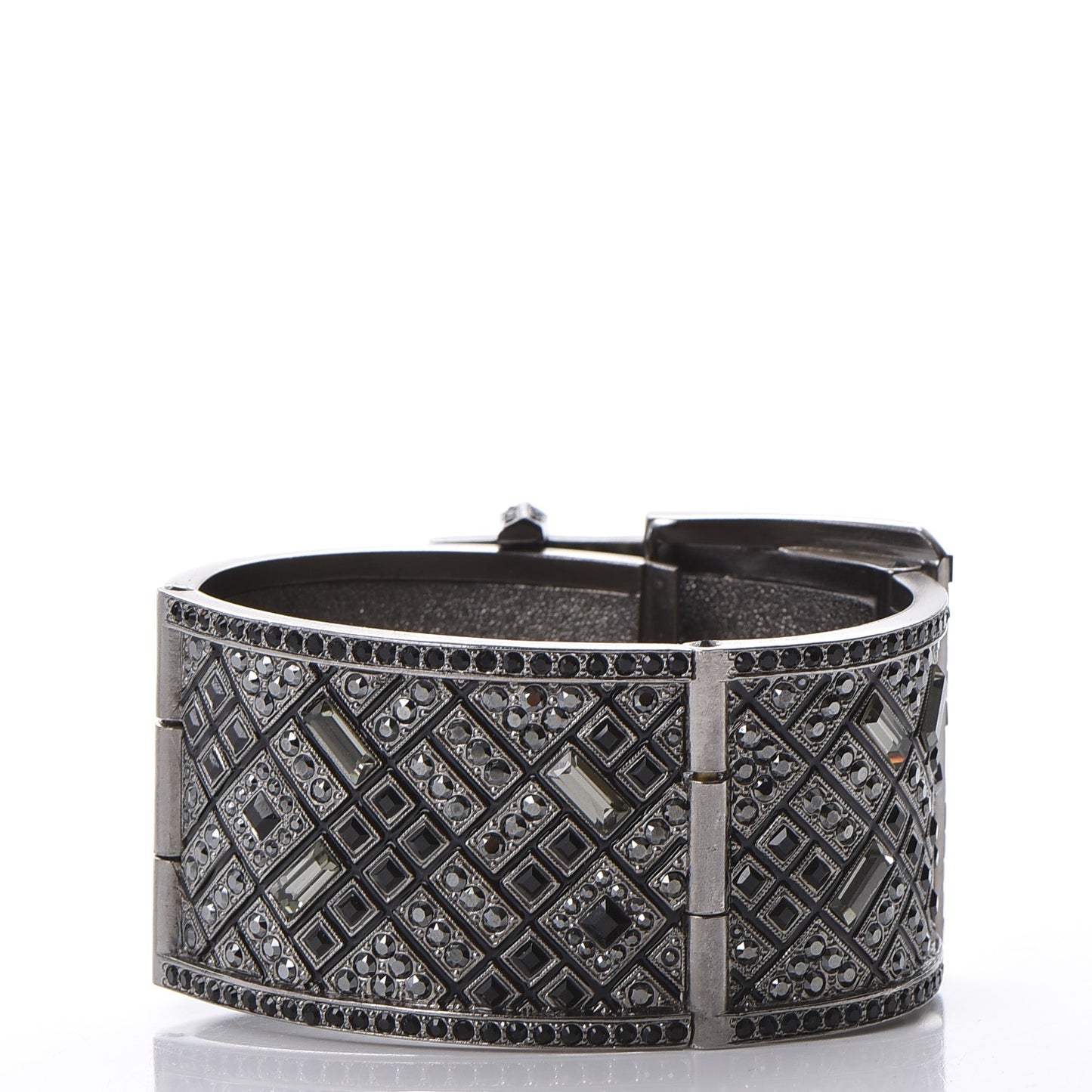 Ruthenium Crystal CC Wide Cuff