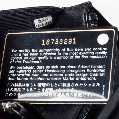Chanel Lambskin Quilted Wallet On Chain WOC Black 8 of 10