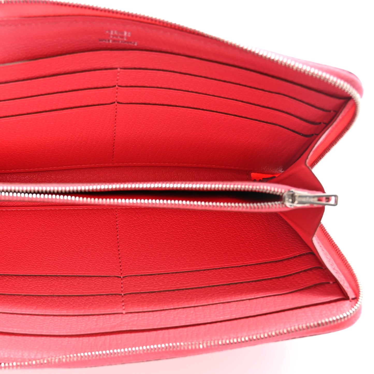 Chevre Mysore Evelyne Long Wallet Rose Tyrien