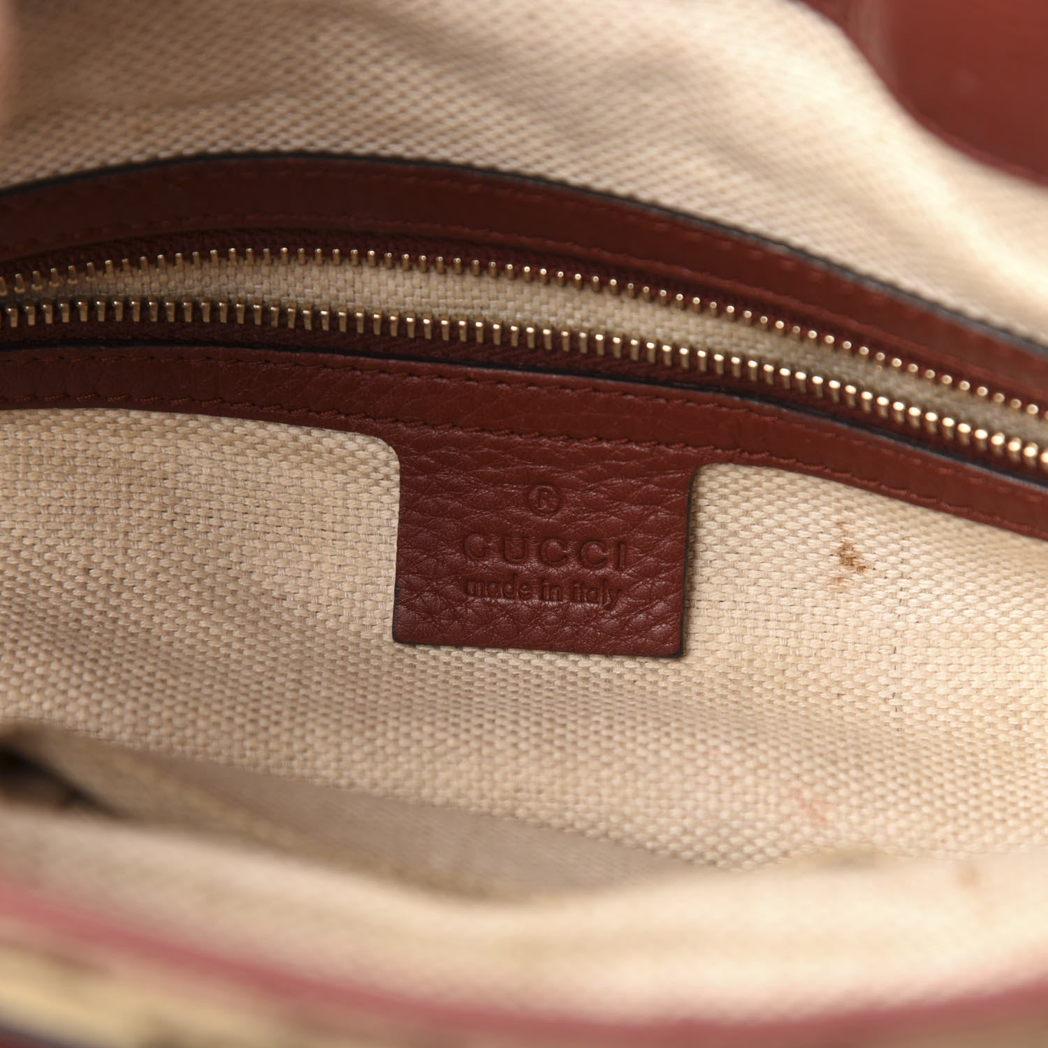 Gucci Monogram Web Medium Dressage Tote Red 6 of 11