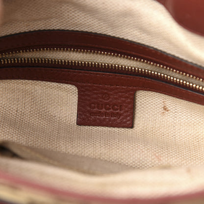 Gucci Monogram Web Medium Dressage Tote Red 6 of 11
