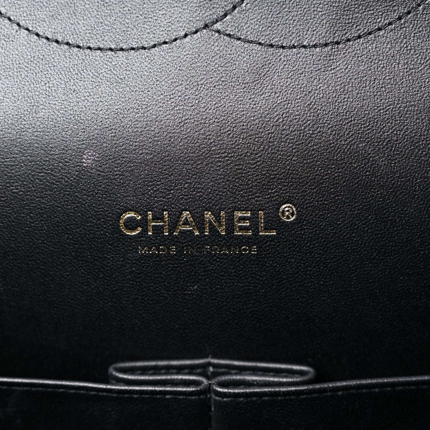 Caviar Quilted Maxi Double Flap Black