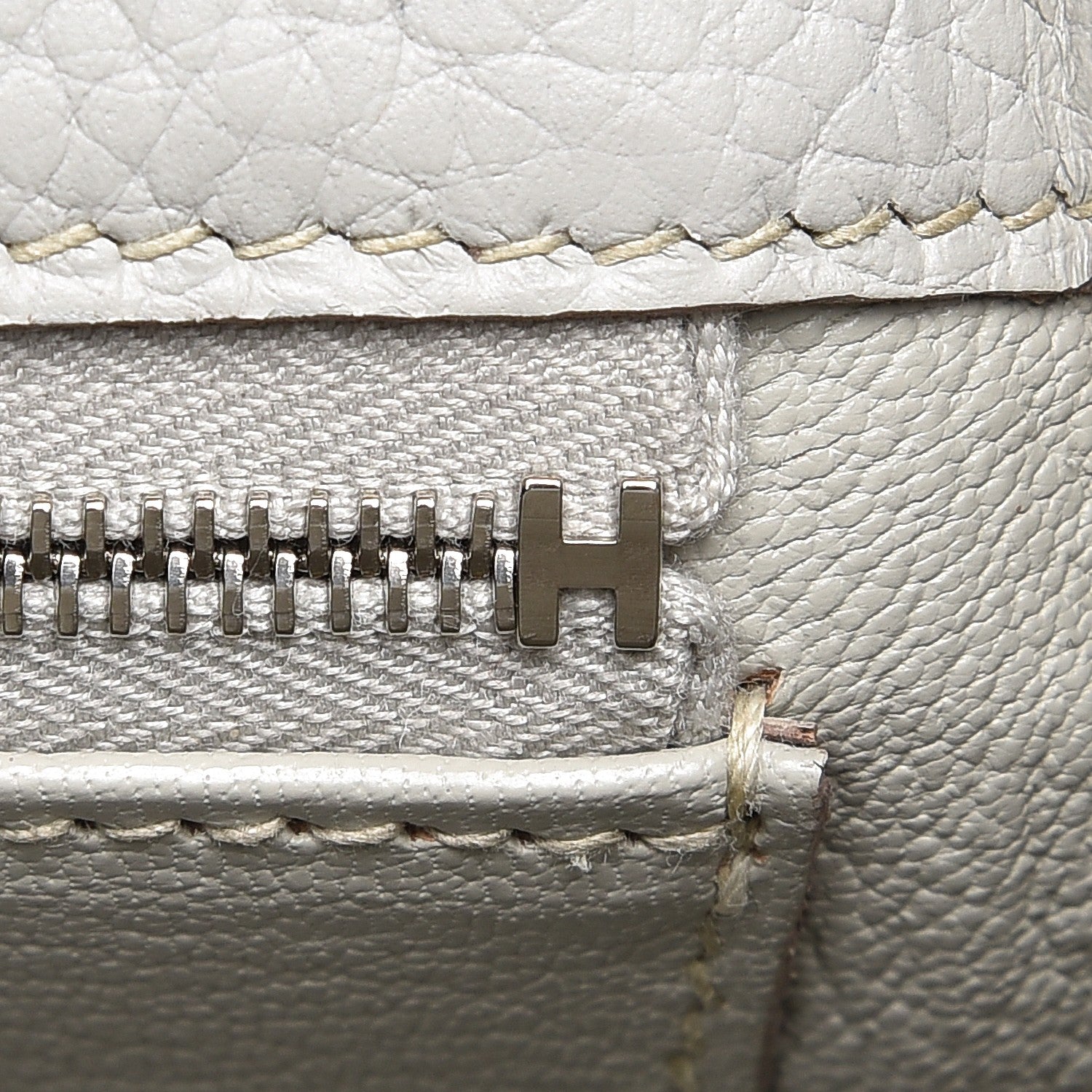 Hermes Taurillon Clemence Kelly Retourne 32 Gris Perle 18 of 33