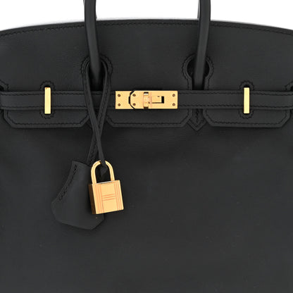 Hermes Swift Birkin 25 Black 8 of 11