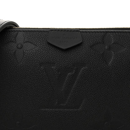 Louis Vuitton Empreinte Monogram Giant Multi Pochette Accessories Large Pochette Black 7 of 10