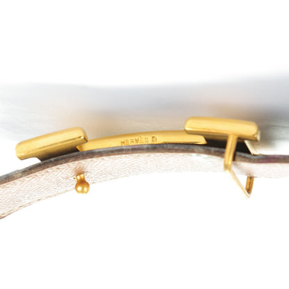 Hermes Box Epsom 32mm H Belt 70 Black Gold 7 of 7