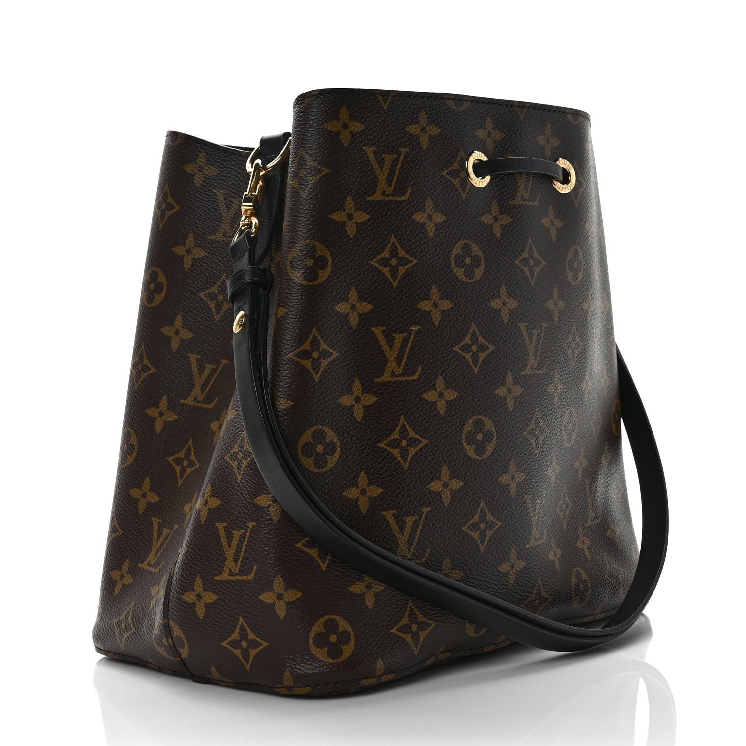Louis Vuitton Monogram Neonoe MM Black 3 of 8