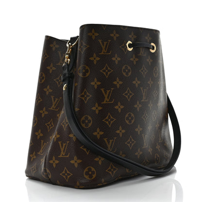 Louis Vuitton Monogram Neonoe MM Black 3 of 8