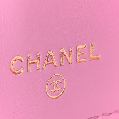 Chanel Caviar Quilted Medium Flap Wallet Pink 6 of 9