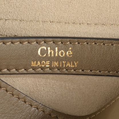Chloe Calfskin Small Hudson Shoulder Bag Merino Grey 5 of 7