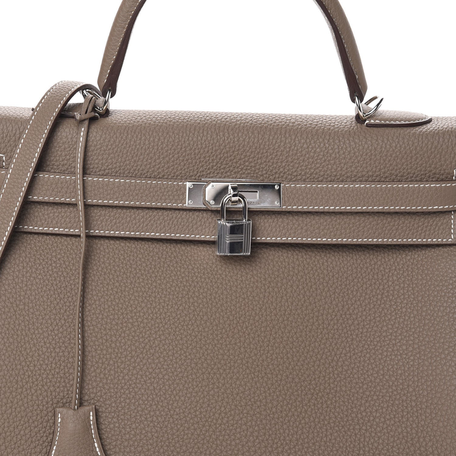 Hermes Togo Kelly Retourne 35 Etoupe 8 of 10