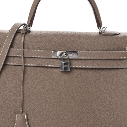 Hermes Togo Kelly Retourne 35 Etoupe 8 of 10