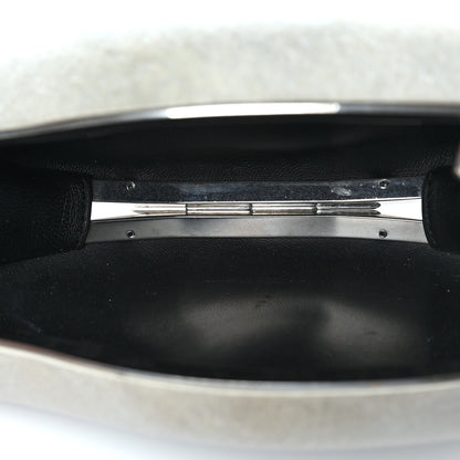 Bottega Veneta Pebble Rock Mini Chain Clutch Grey 5 of 8