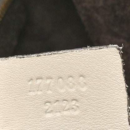 Gucci Monogram Large Indy Top Handle Hobo Off White 7 of 10