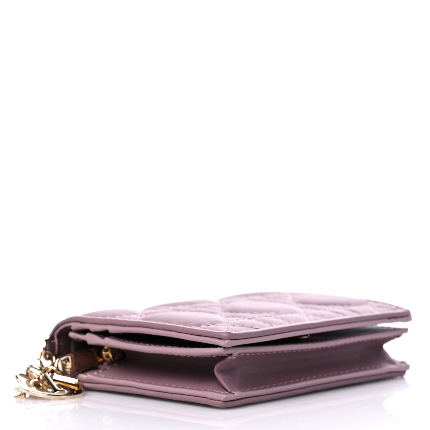 Lambskin Cannage Mini Lady Dior Wallet