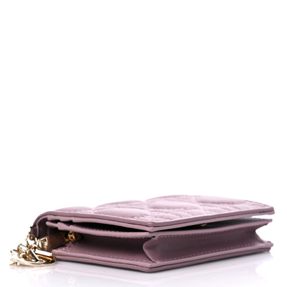 Christian Dior Lambskin Cannage Mini Lady Dior Wallet 4 of 11