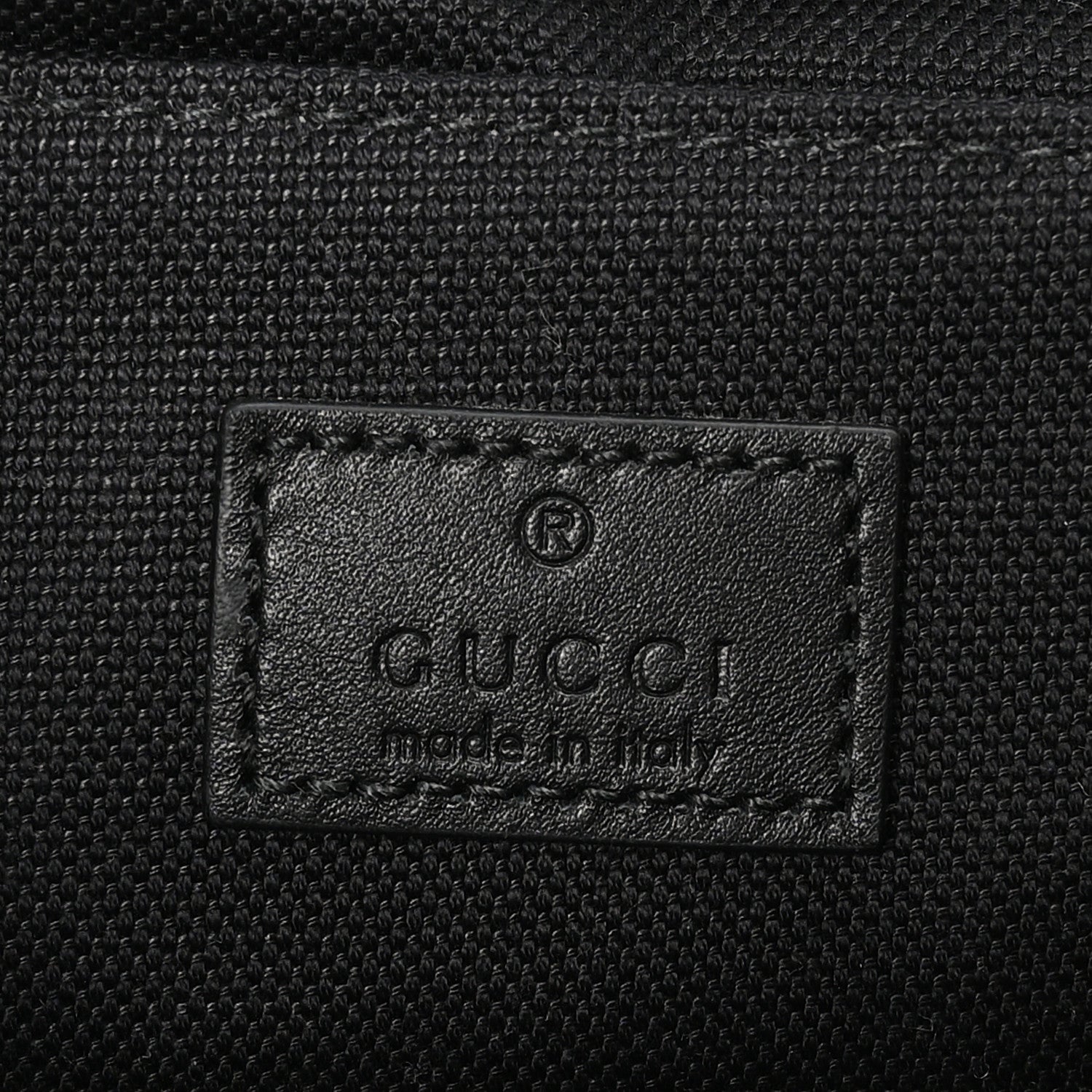 Gucci Crepe Wool Silk GG Monogram Go Small Shoulder Bag Black 7 of 10