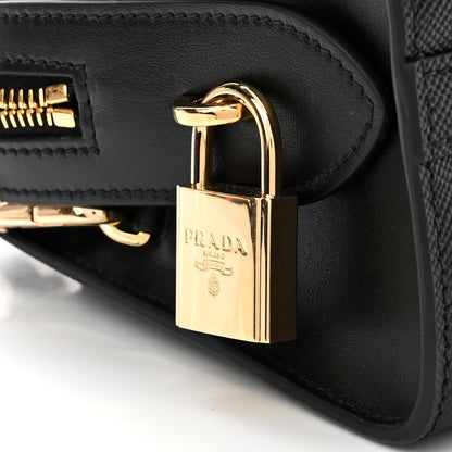 Prada Saffiano Cuir Calfskin Small Kristen Black 7 of 10