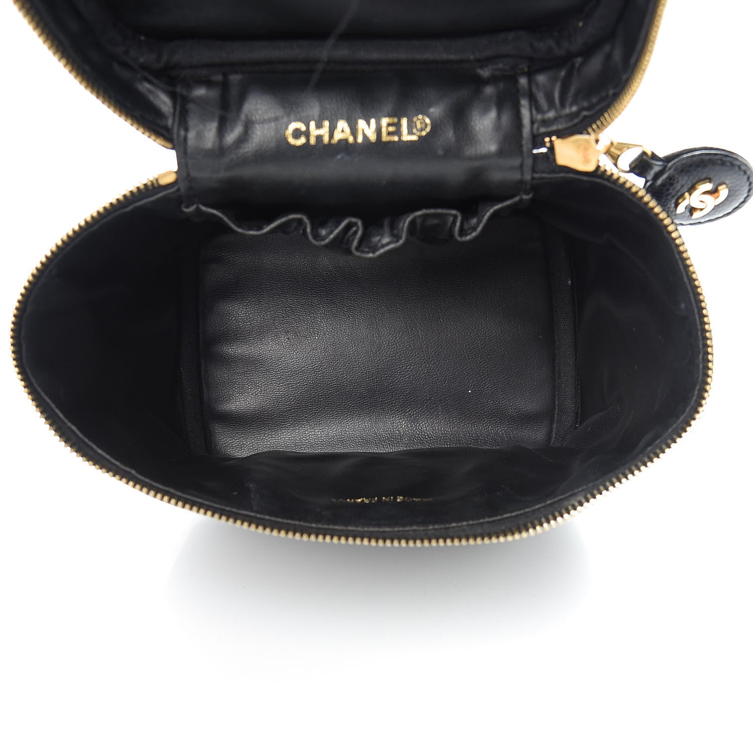 Chanel Caviar Vanity Cosmetic Case Black 5 of 13