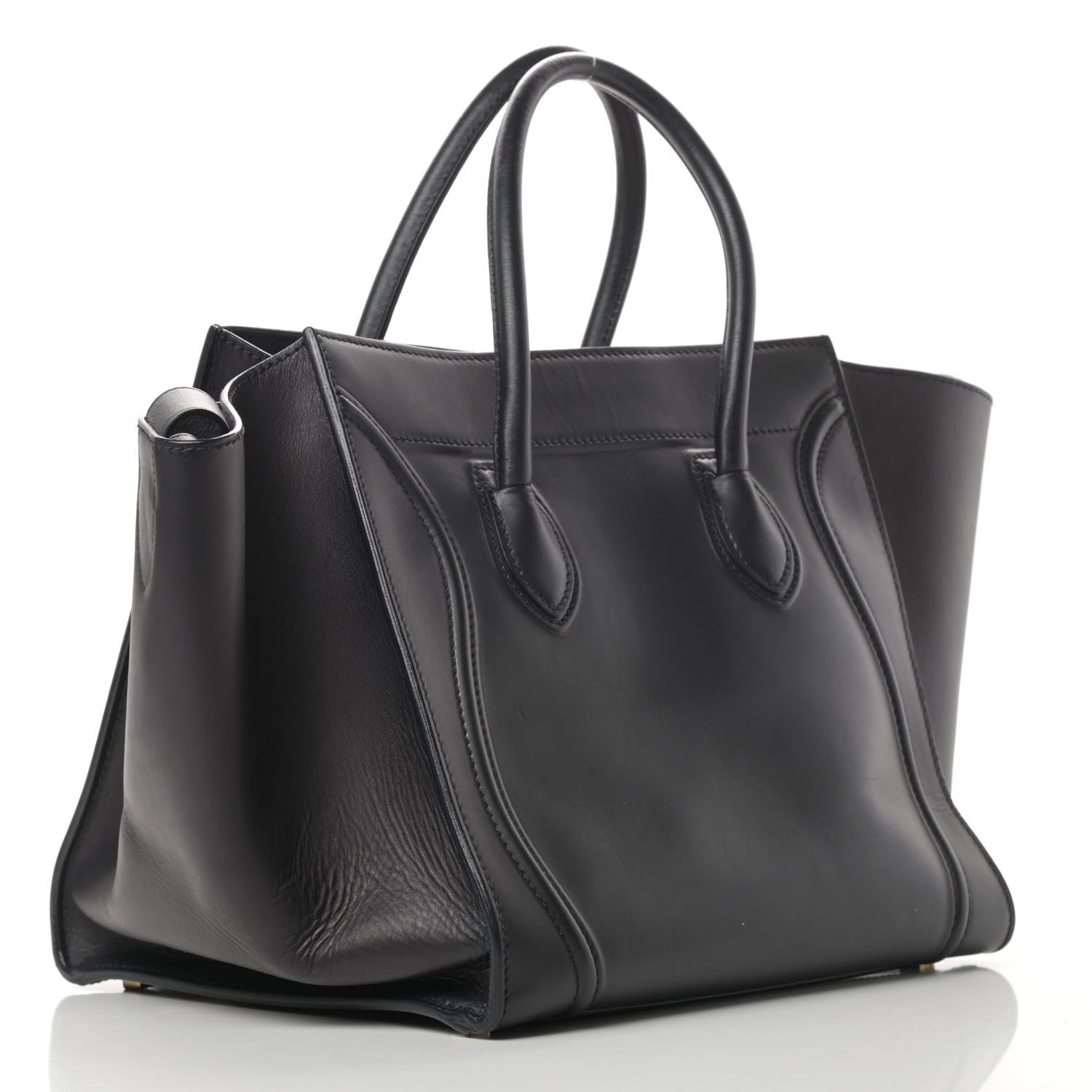 Celine Smooth Calfskin Medium Phantom Luggage Black 3 of 17
