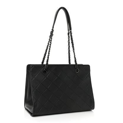 Chanel Calfskin Propeller Shopping Tote Black 3 of 11