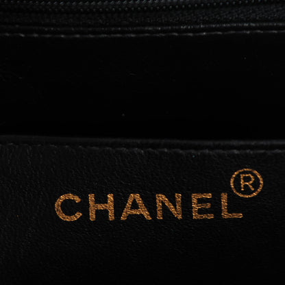 Chanel Lambskin Quilted Flap Shoulder Bag Black 8 of 9