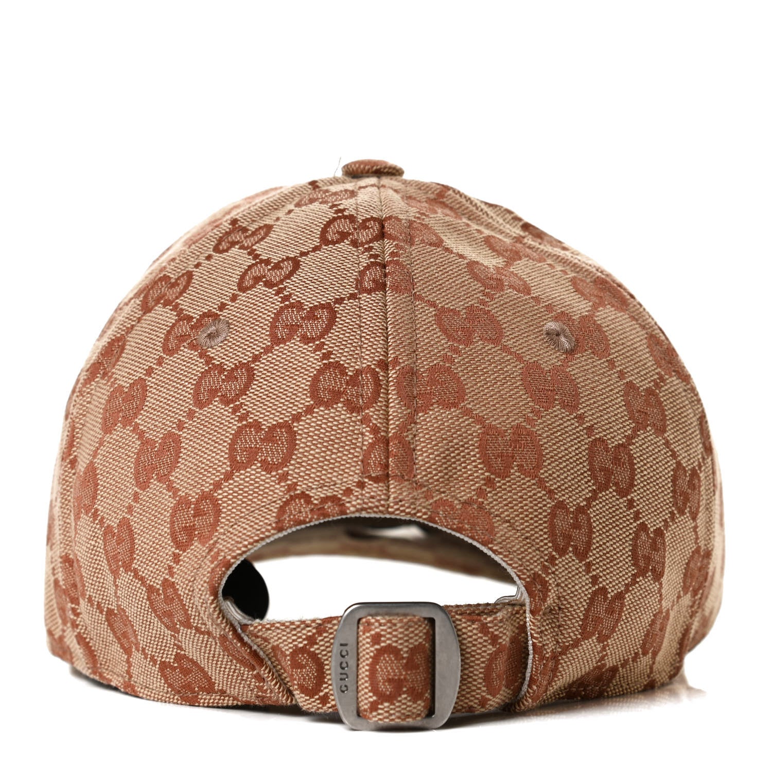 Gucci X MLB Monogram NY Yankees Baseball Hat 57-61 Beige Ruggine 5 of 9