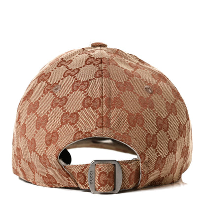 Gucci X MLB Monogram NY Yankees Baseball Hat 57-61 Beige Ruggine 5 of 9