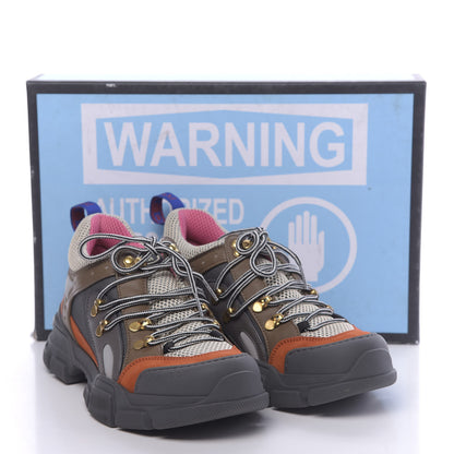Gucci X SEGA Mesh Canvas Calfskin Womens Flashtrek Sneakers 39 White Box Pink Ardesia Loess 8 of 8