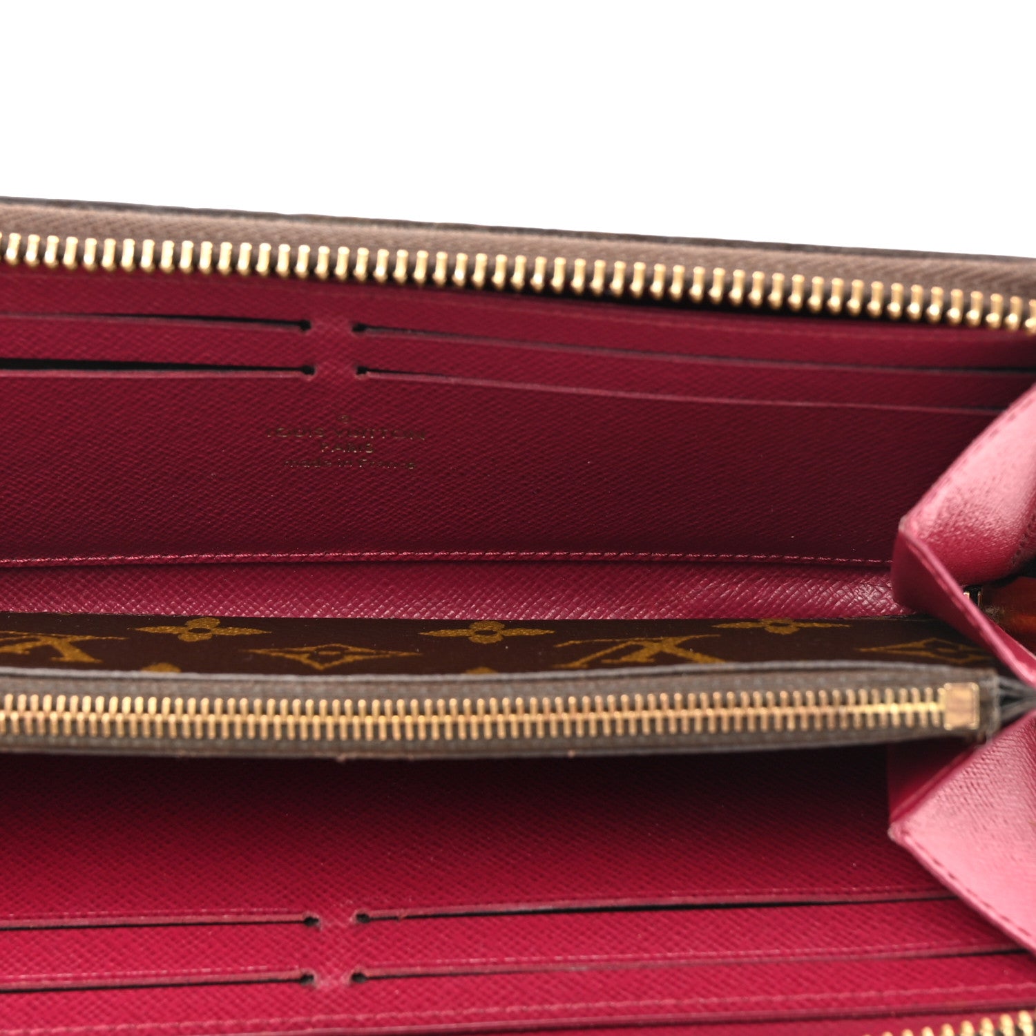 Louis Vuitton Monogram Clemence Wallet Fuchsia 5 of 12