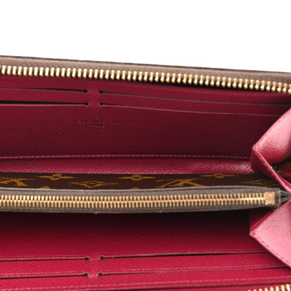 Louis Vuitton Monogram Clemence Wallet Fuchsia 5 of 12
