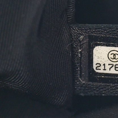 Chanel Iridescent Goatskin Quilted Medium Boy Flap Purple 7 of 9