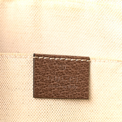 Gucci GG Supreme Monogram Textured Calfskin Web Medium Ophidia Briefcase Beige Ebony New Acero 6 of 11