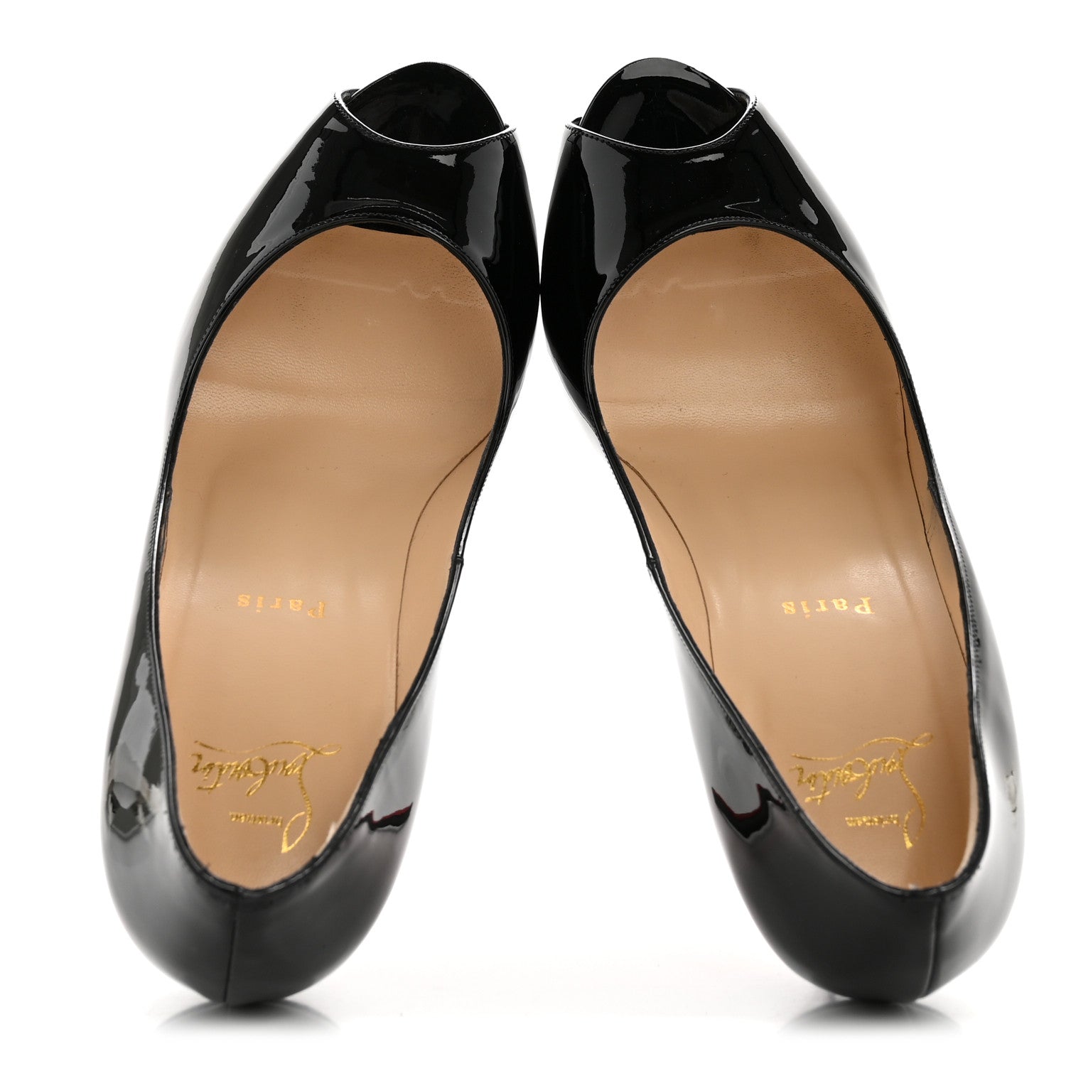 Christian Louboutin Patent New Very Prive 120 Pumps 40 Black 2 of 10