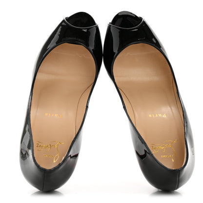 Christian Louboutin Patent New Very Prive 120 Pumps 40 Black 2 of 10