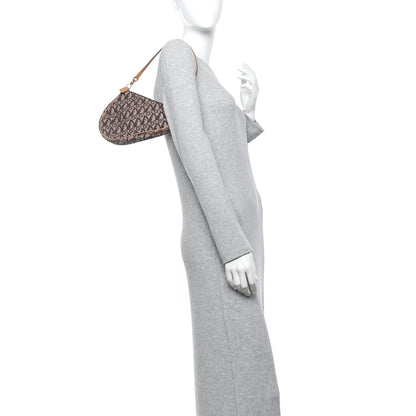 Christian Dior Monogram Mini Saddle Pochette Brown 2 of 10