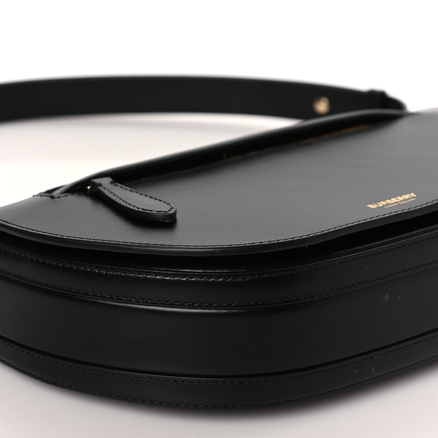 Burberry Calfskin Small Olympia Shoulder Bag Black 7 of 8