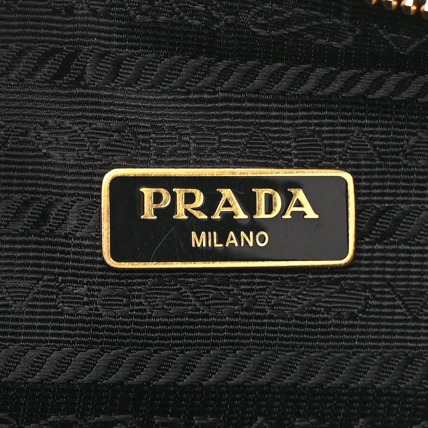 Prada Saffiano Lux Re-Edition 2005 Shoulder Bag Black 6 of 10