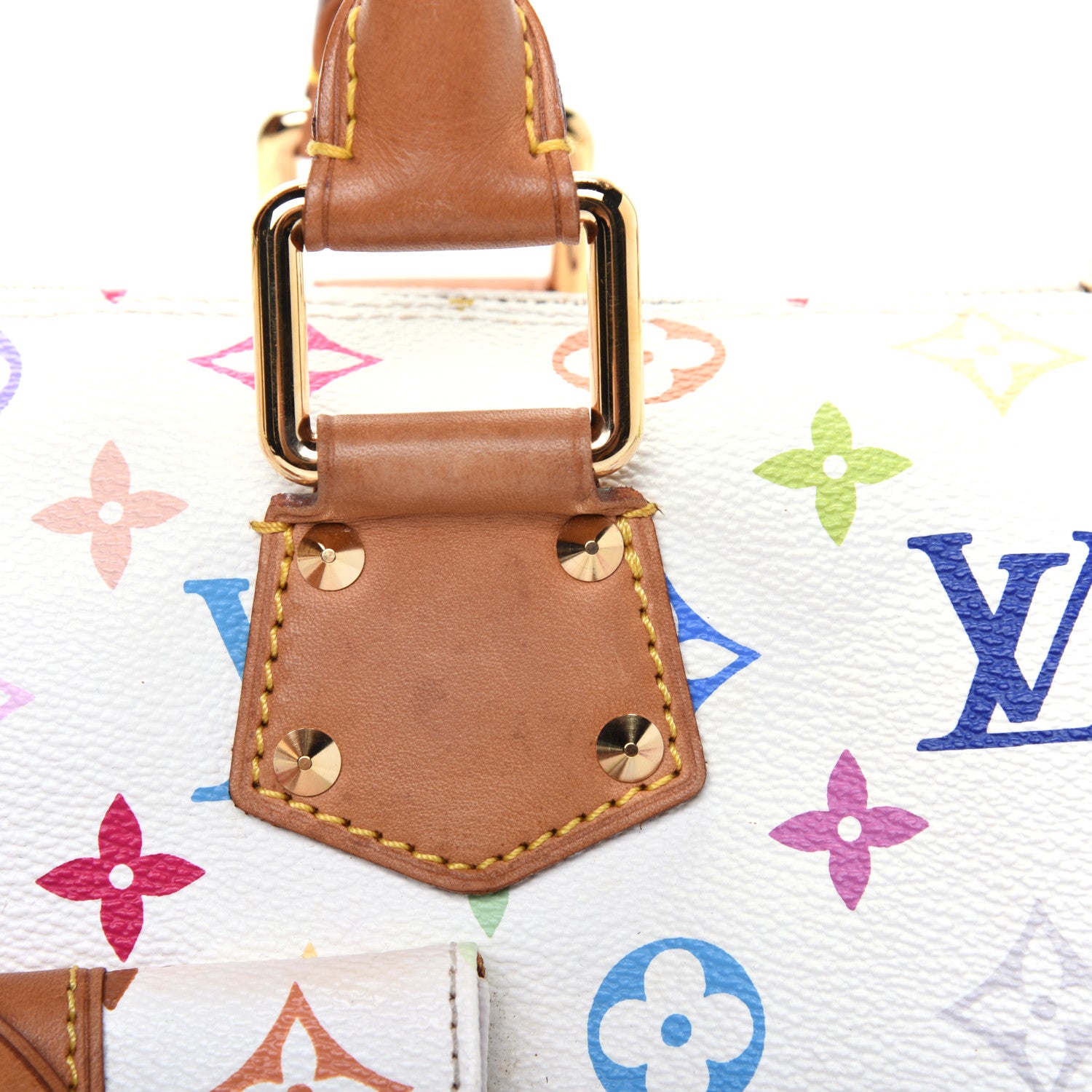 Louis Vuitton Monogram Multicolor Speedy 30 White 27 of 29