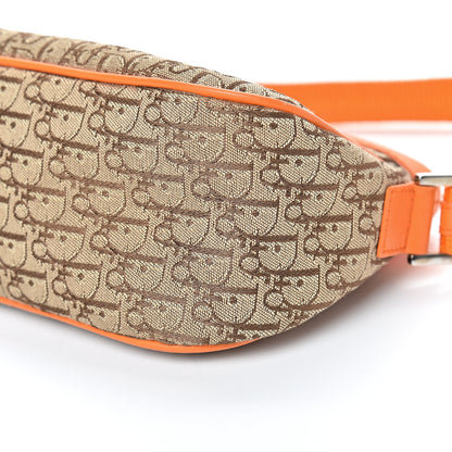 Christian Dior Monogram Shoulder Bag Orange Beige 9 of 11