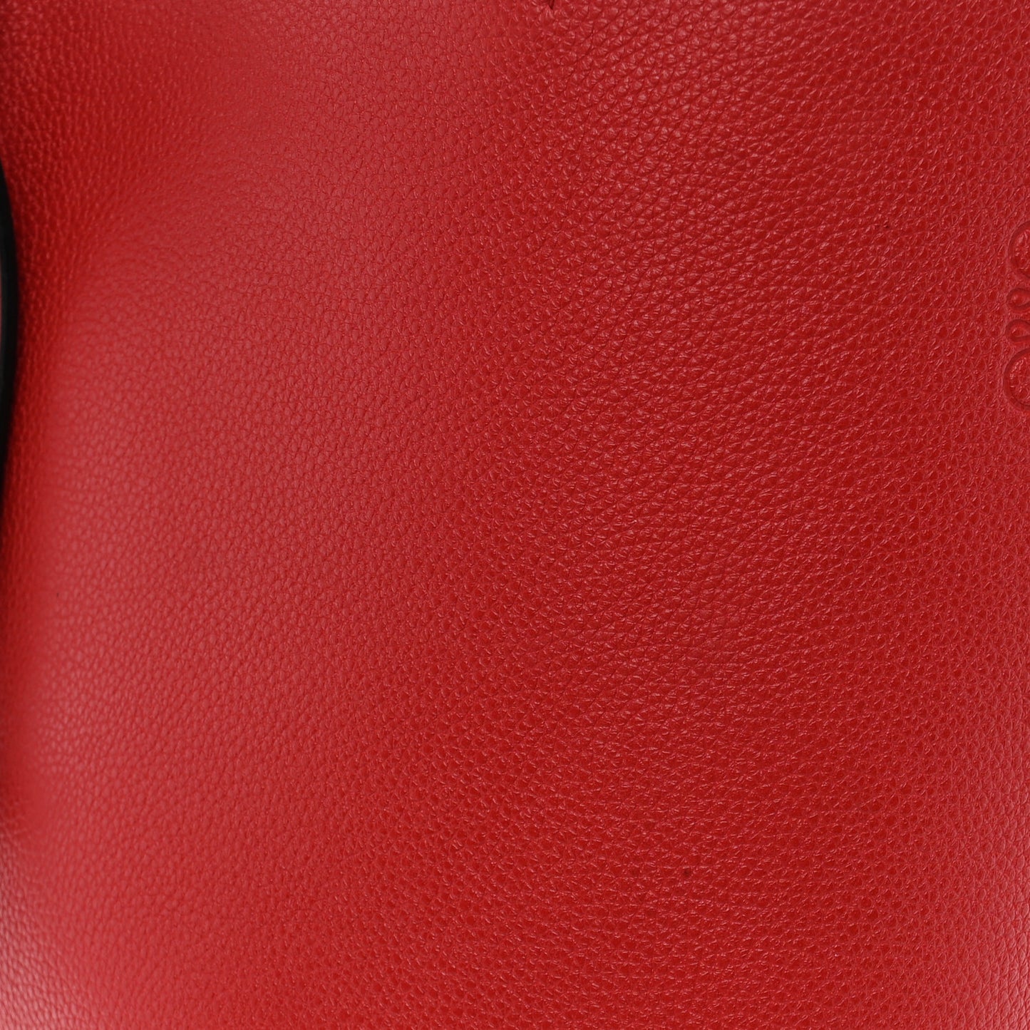 Calfskin Gate Bucket Bag Scarlet Burnt Red