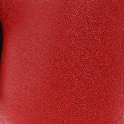 Loewe Calfskin Gate Bucket Bag Scarlet Burnt Red 7 of 9