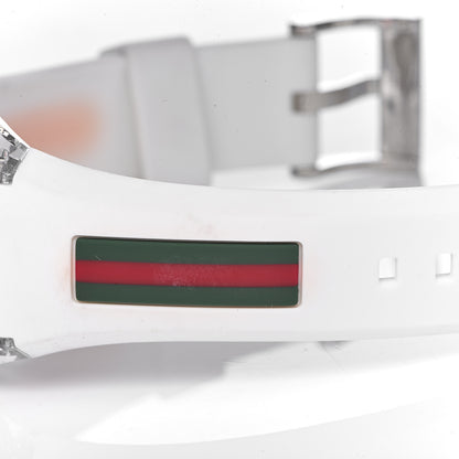 Gucci Stainless Steel Rubber 36mm Sync Web Quartz Watch 6 of 8