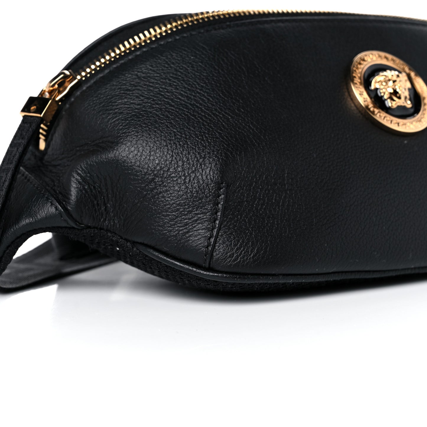 Grained Calfskin Vanitas Medea Belt Bag Black