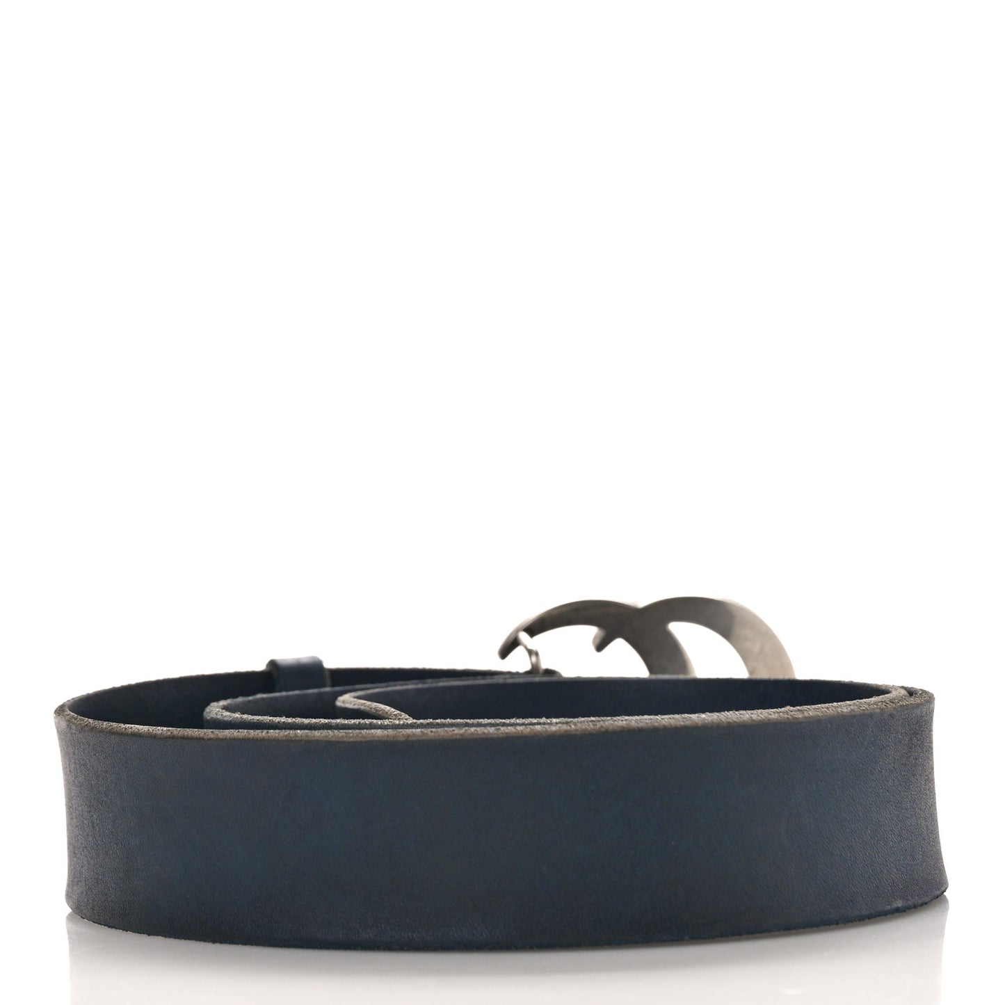 Cuoio Toscano Nickel Double Double G 40mm Belt 90 36 Blue