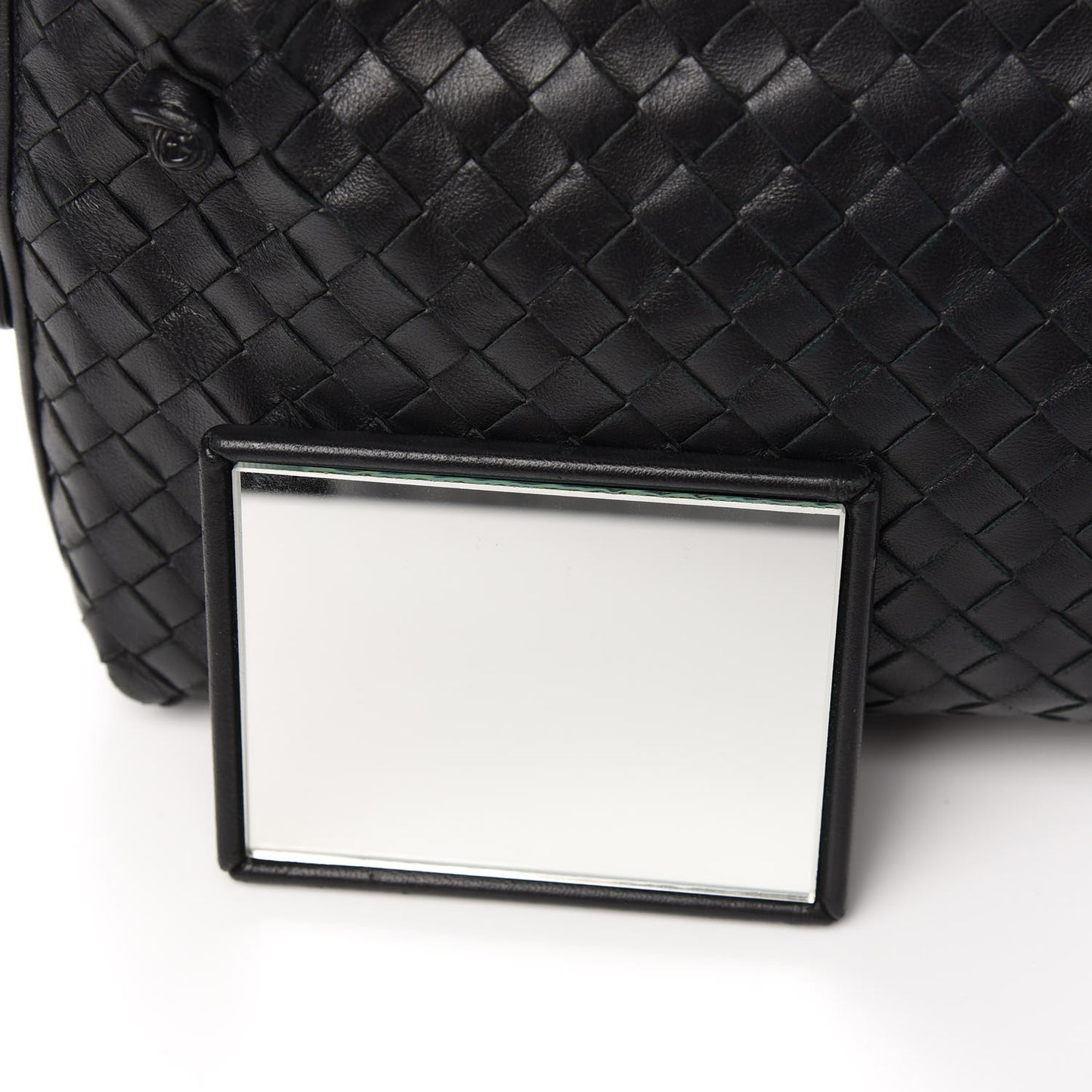 Nappa Intrecciato Nodini Crossbody Black