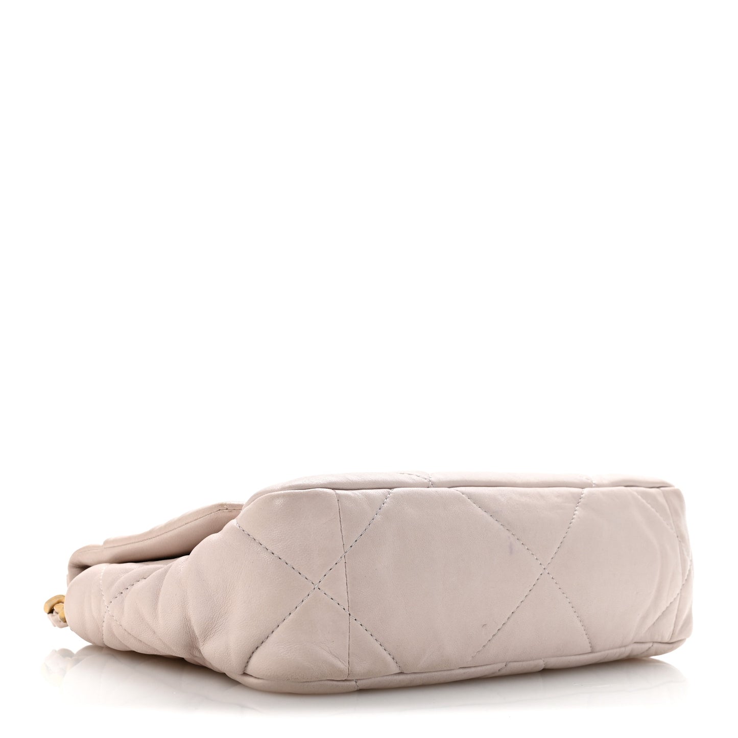 Lambskin Quilted Medium Chanel 19 Flap Light Pink