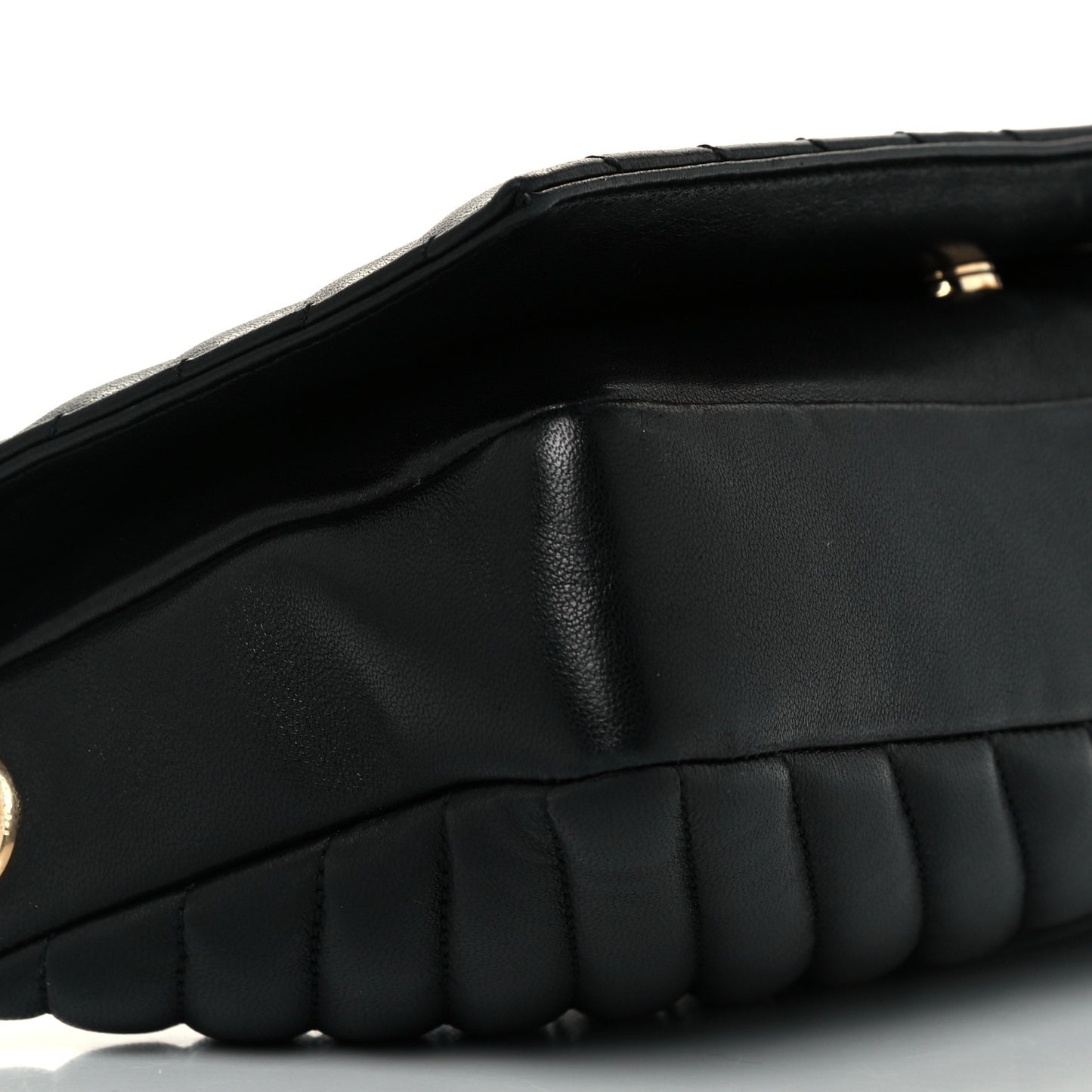 Lambskin Matelasse Monogram Kate 99 Black