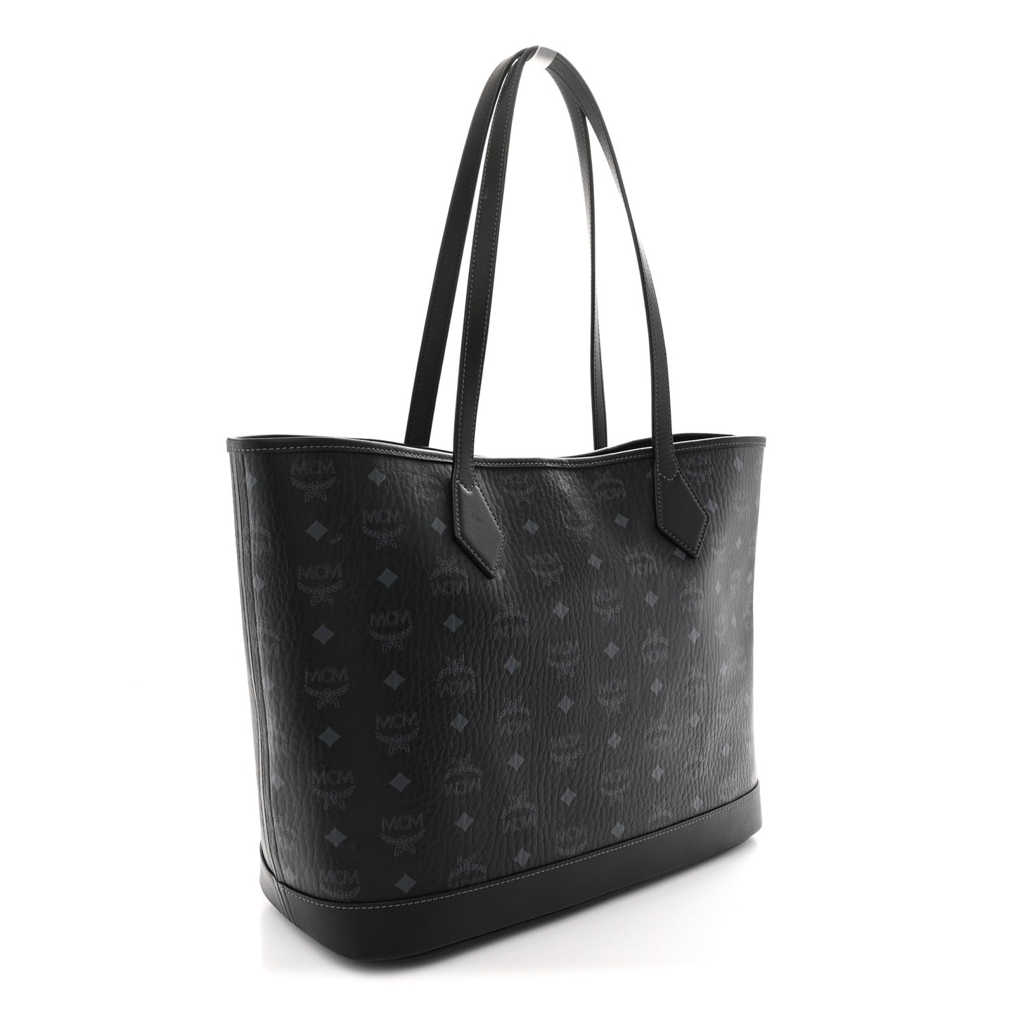 Visetos Medium New Liz Shopper Tote Black