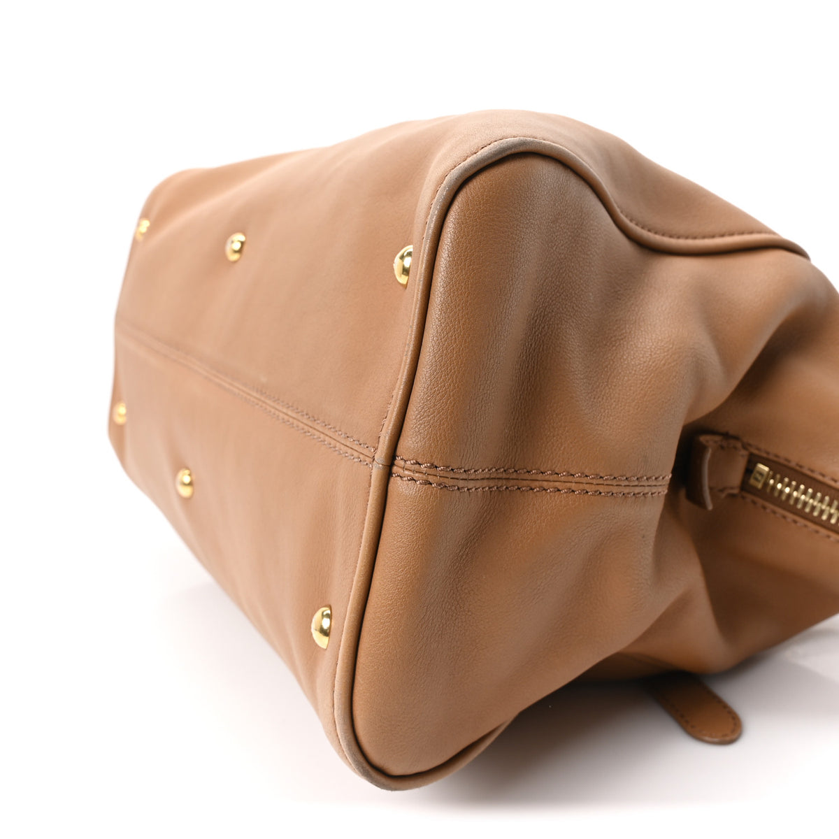 Fendi Vitello Dolce Marmol Large Chameleon Tote Camel 10 of 10